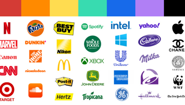 انتخاب رنگ‌ها، فونت‌ها و نمادهای بصری متناسب با برند